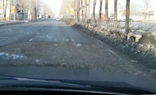 Прокуратура обязала МУП «ГТС» восстановить асфальт на дороге зимой