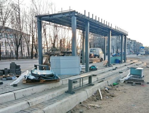 Штраф в 1,66 млн рублей получил подрядчик, строивший «умные остановки» в Биробиджане