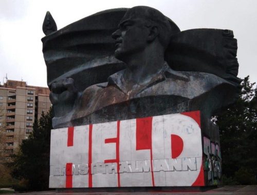 Борьба вокруг памятника антифашисту Эрнсту Тельману в Берлине