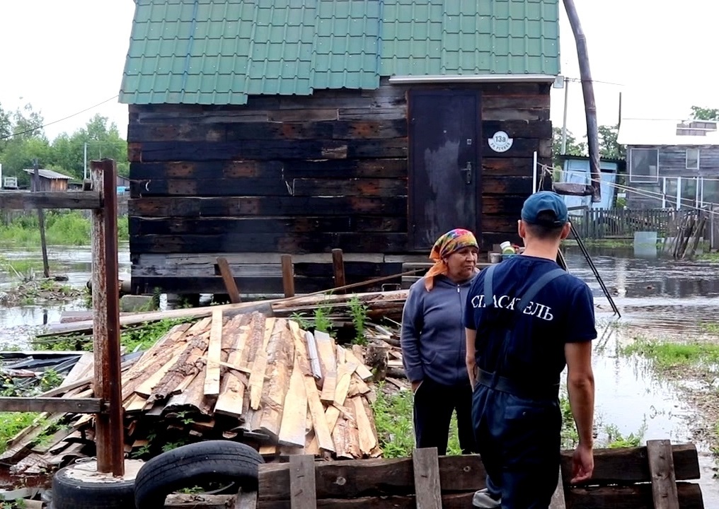 В ЕАО топит село Раздольное — МЧС развернуло спасательный пост