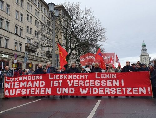 В Берлине прошла традиционная январская демонстрация левых сил